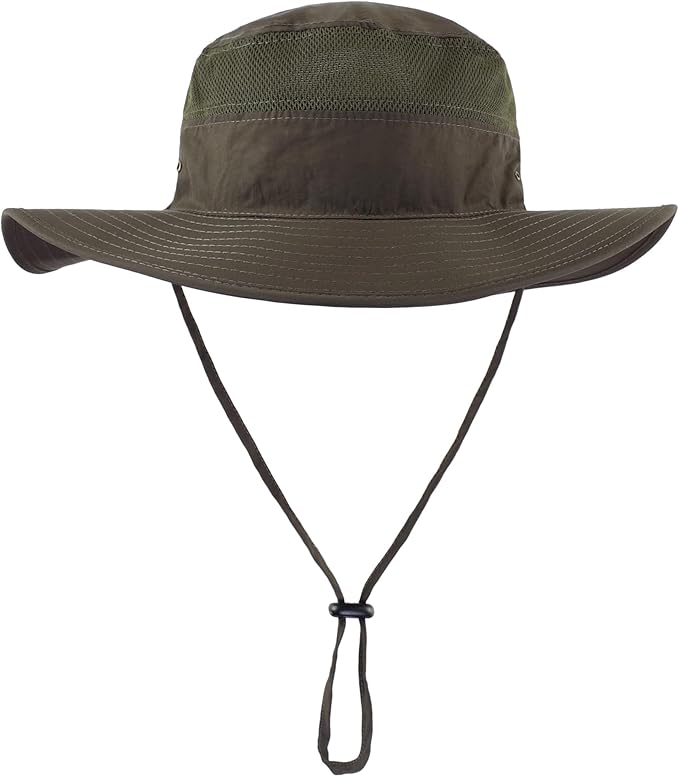 Home Prefer UPF 50+ Men's Sun Hat Wide Brim Bucket Hat UV Protection Hat for Mens Womens Beach Safari Gardening Golf Fishing
