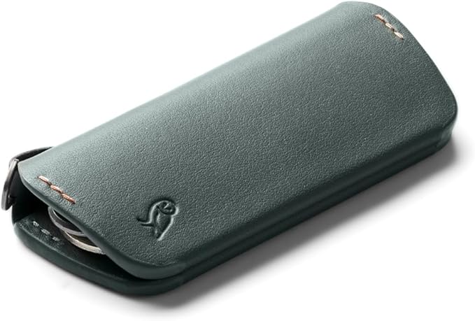 Bellroy Key Cover Plus – Third Edition (Leather Key Holder, Holds 4 – 8 Keys) - Everglade