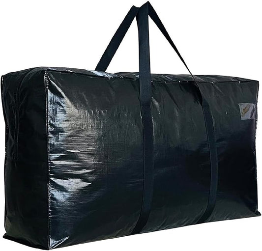 Extra Large Storage Duffle Bag with Zippers and Handles, Big Foldable Duffle Bag for Travel