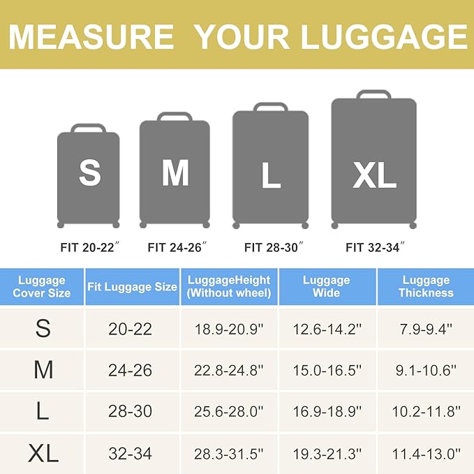 ANNA QUEEN Stacked Cute Cats Luggage Cover, Fun Cat Pile Design, Stretchable, Washable Travel Protector for 24-26 Inch Suitcases