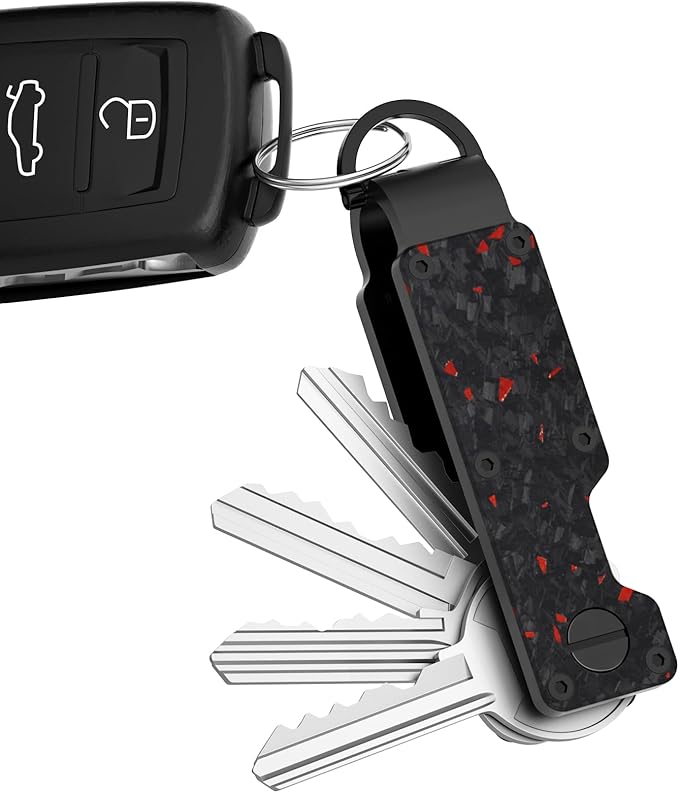 Key Organizer Minimalist Innovative Keyholder Compact Keys Organizer Smart KeyChain Secures 2-6 Keys