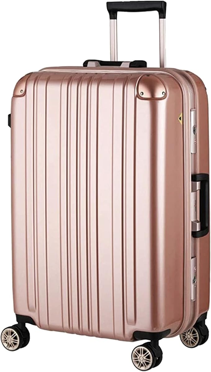 LEGEND WALKER Durable Aluminum Frame Hardside Luggage, 28-inch, Rose Gold, 5122-62-RGD