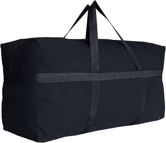 Extra Large Storage Duffle Bag with Zippers and Handles, Big Foldable Duffle Bag for Travel