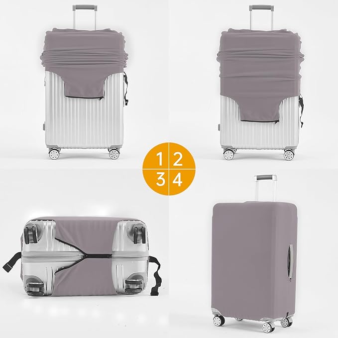 Travelkin Luggage Covers For Suitcase Tsa Approved,Suitcase Cover Protector Fit 18-32 Inch Luggage