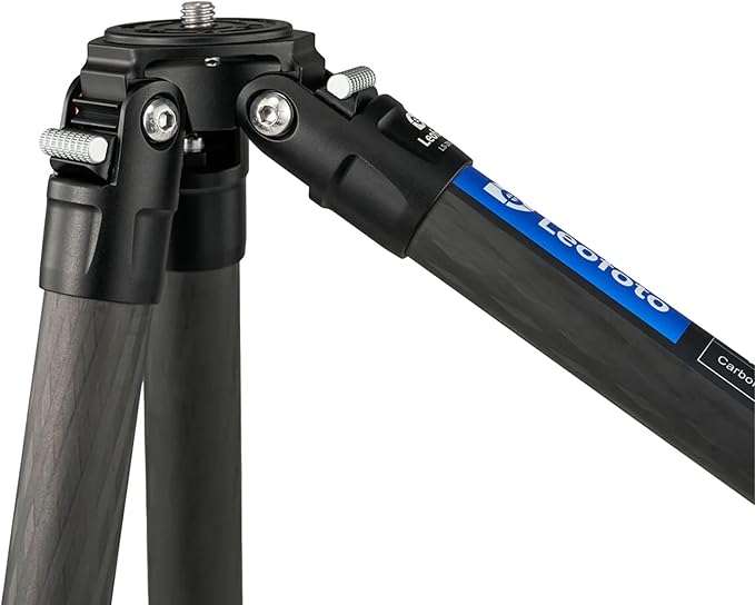 Leofoto Professional Camera Tripod, 63.9" Compact Carbon Fiber Tripod for DSLR Video Camcorder, 5 Leg Sections, 360° Ball Head, Max Load 20KG/44Lb (LS-365CX+LH-47LR)