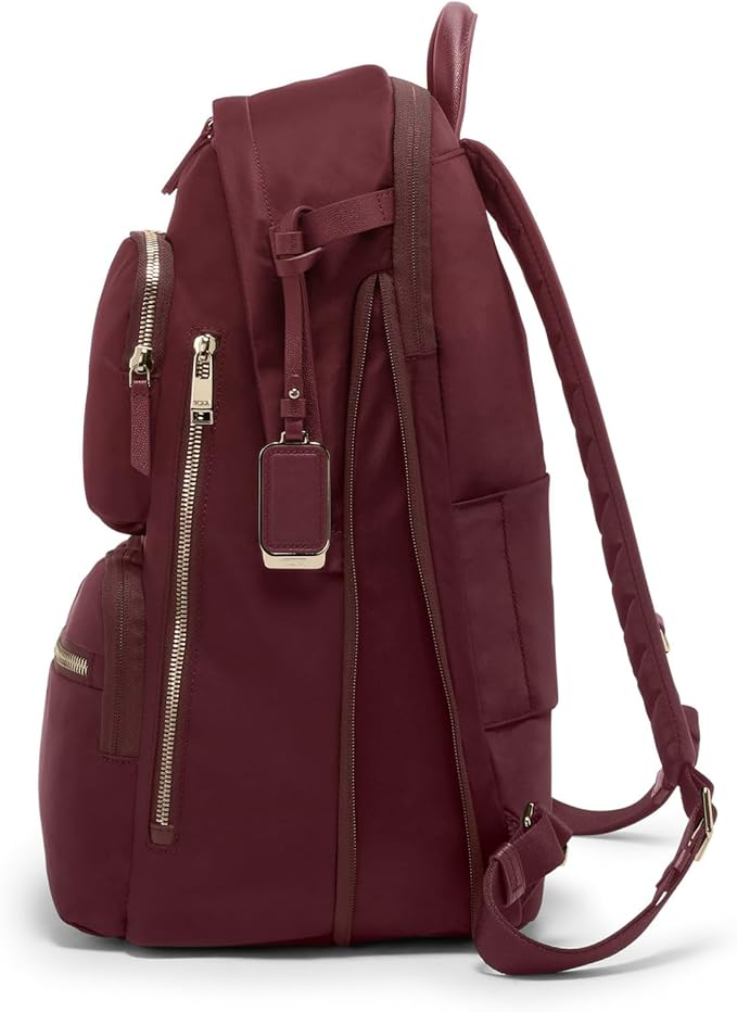 TUMI - Voyageur Montana Backpack - Stylish Travel Backpack for Women - For Business, Work - Fits up to 16" Laptops - Wine
