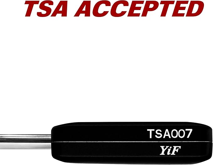 BV TSA Accepted Luggage Travel Lock, Set-Your-Own Combination Lock for School Gym Locker, Luggage Suitcase Baggage Locks, Filing Cabinets, Toolbox, Case (Black, 2 Pack)