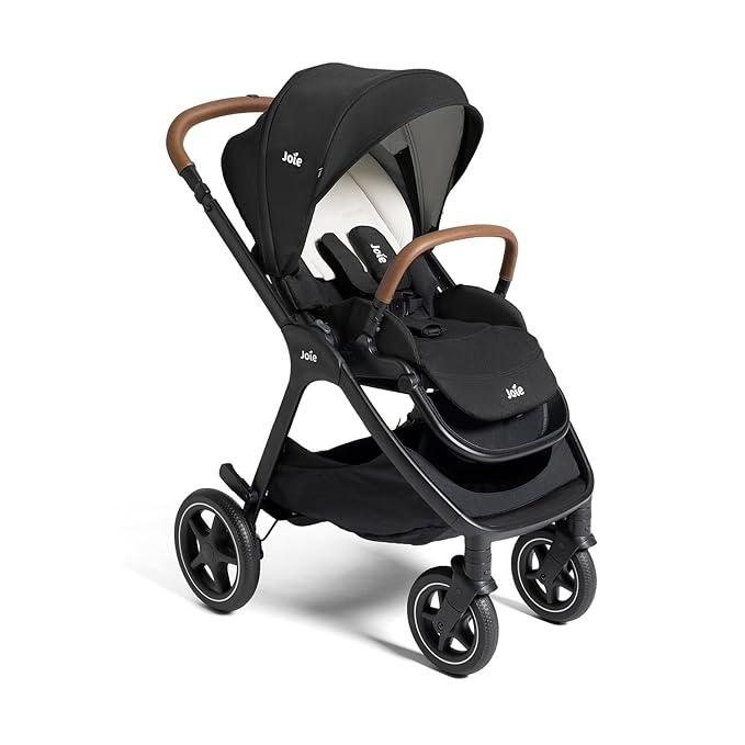 Joie, Kava 3-in-1 Stroller - Versatile, All-Wheel Suspension, Reversible Seat, Travel System Compatible and Detachable Crossbody Bag (Shale)
