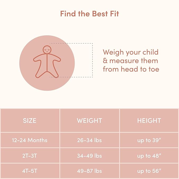 SleepingBaby Flying Squirrel Toddler Pajamas with Practical Zipper for Quick Diaper Changes and Travel Comfort - Heather Grey - 12-24 Months
