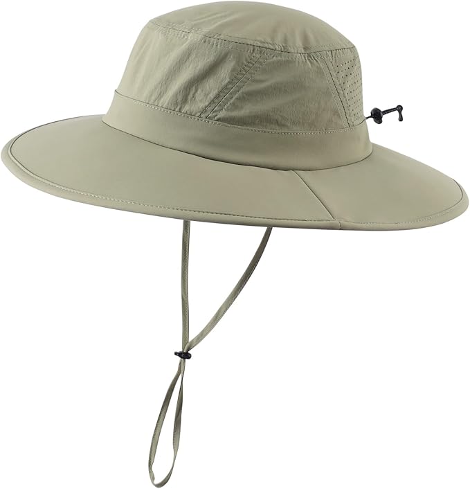 Home Prefer UPF 50+ Sun Hats for Men Women Foldable Wide Brim Fishing Hat Quick Dry Summer Outdoor Garden Safari Bucket Hat