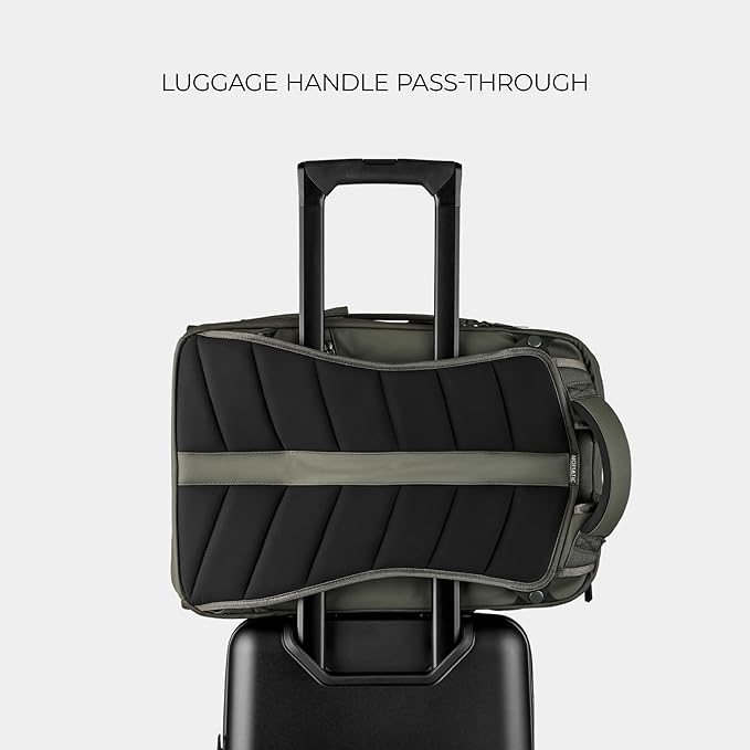 NOMATIC Travel Pack - 20L Water Resistant Laptop Bag - TSA-Ready Expandable Olive Backpack