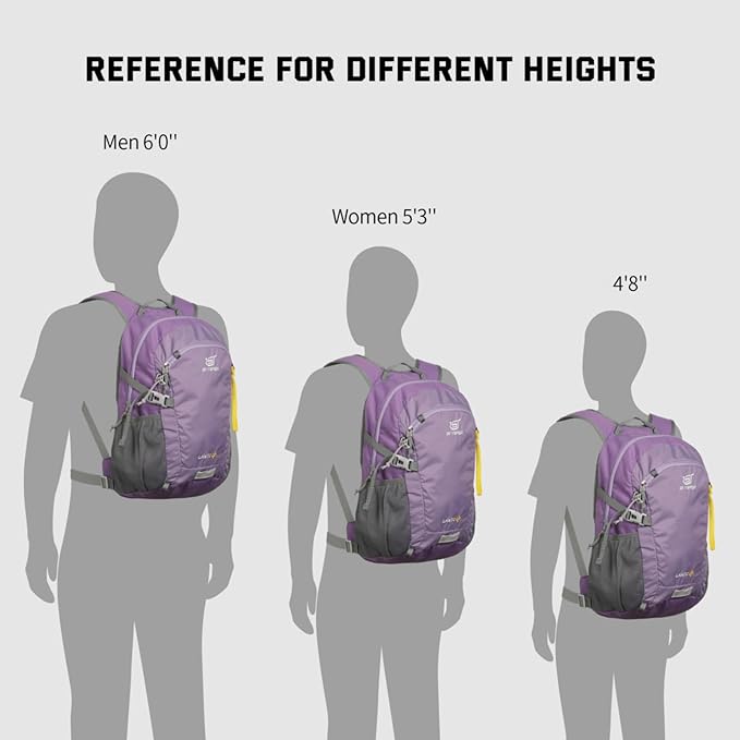 SKYSPER Small Hiking Backpack, 20L Lightweight Travel Backpacks Hiking Daypack for Women Men