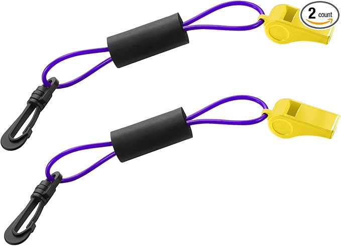 Whistle with Lanyard for Safety Boat Whistle Coast Guard Approved Float Boat Marine Camping Hiking Hunting Fishing Survival Rescue Signaling ski Accessories