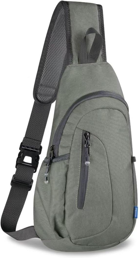TITECOUGO Small Sling Bag, Lightweight Crossbody Backpack for Men Women, Shoulder Bag for Sports and Outdoor