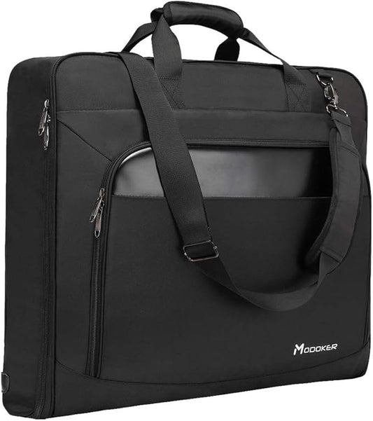 Modoker Suit Luggage Garment Bag with Shoulder Strap, Suit Carry on Bag Hanging Suitcase Garment Bags for Men Women Business Travel