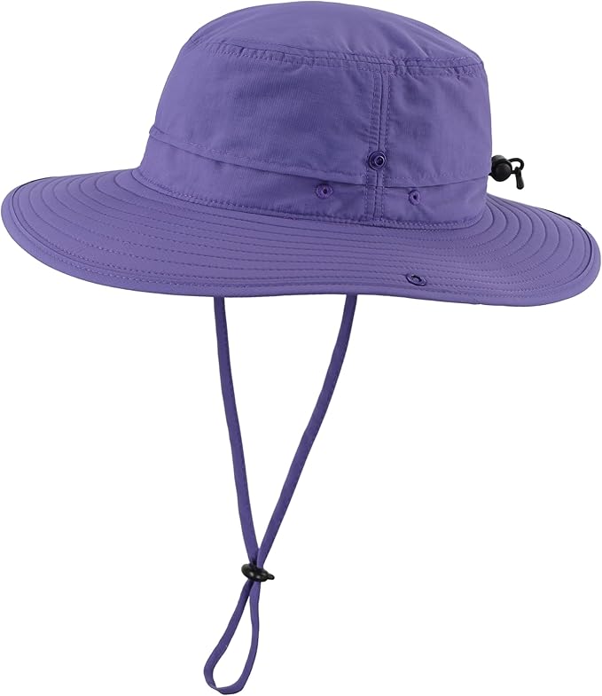 Connectyle Sun Hat for Men Women Outdoor UV Protection Safari Hat for Fishing Hiking Gardening Breathable Cowboy Hat UPF50