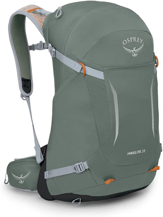 Osprey Hikelite 28L Unisex Hiking Backpack, Pine Leaf Green, M/L