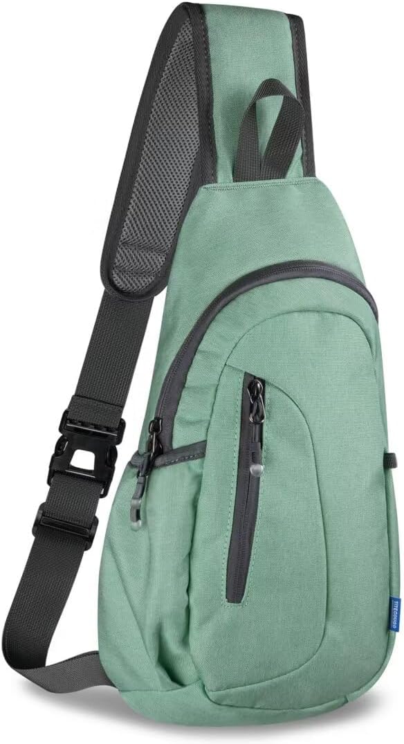 TITECOUGO Small Sling Bag, Lightweight Crossbody Backpack for Men Women, Shoulder Bag for Sports and Outdoor