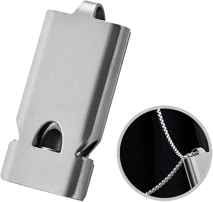 Whistle Emergency Whistles Keychain Rape Whistle Stainless Steel High Decibel Whistles … …