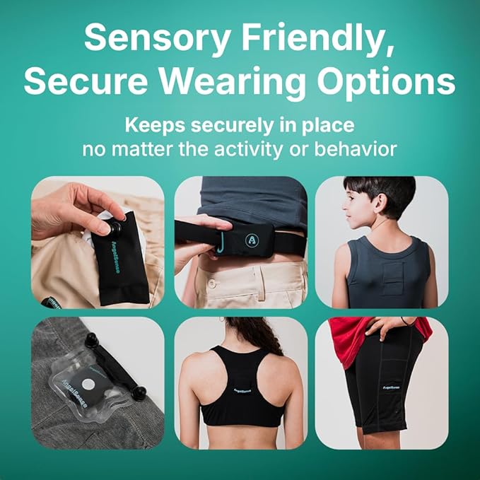 AngelSense Personal GPS Tracker for Kids, Teen, Autism, Special Needs, Elderly, Dementia - 2-Way Auto-Answer Speakerphone & SOS Button - School Bus Tracking - Subscription Required