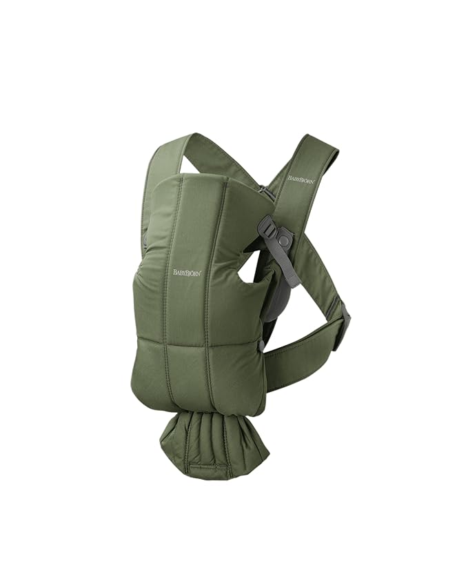 BabyBjörn Baby Carrier Mini, Woven, Dark Green