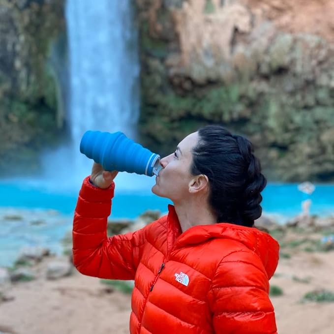HYDAWAY 25oz Collapsible Water Bottle - BPA-Free, Leakproof, Lightweight, and Space-Saving - Perfect for Hiking, Travel, and All-Day Hydration