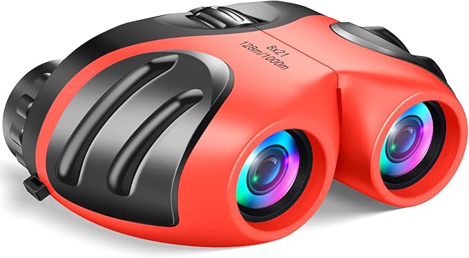 LET'S GO! Binocular for Kids, Compact High Resolution Shockproof Binoculars