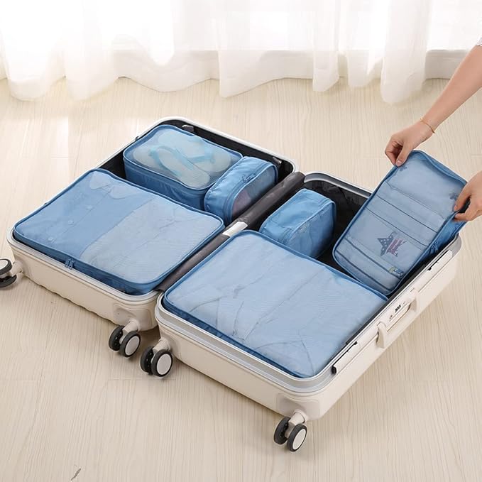 JJ POWER Travel Packing Cubes, Luggage Organizers with Shoe Bag