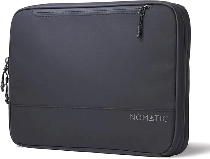 NOMATIC Tech Case: Laptop Protective Case for MacBook Air, iPad Pro, Chromebook Notebook Computer and Chargers, Water Resistance Laptop Computer Bag
