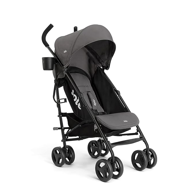 Joie Tansy Umbrella Stroller – Lightweight, Compact Folding with Multi-Position Recline – Travel-Friendly Stroller (Thunder)