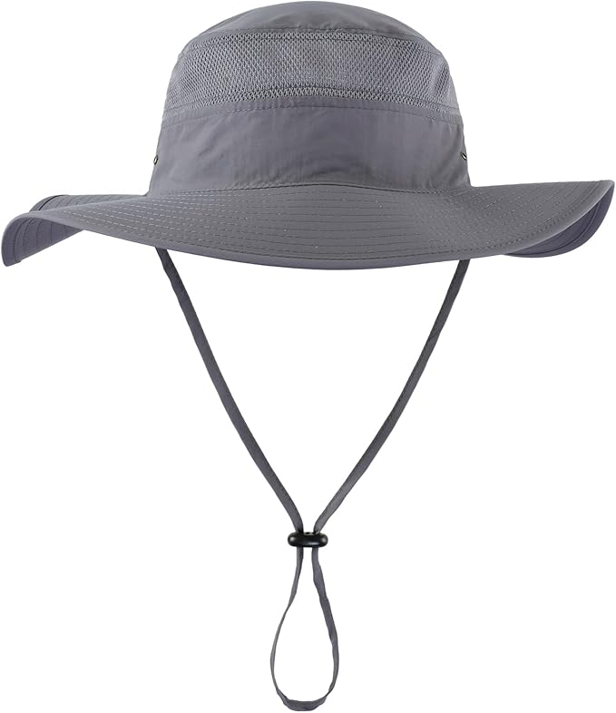 Home Prefer UPF 50+ Men's Sun Hat Wide Brim Bucket Hat UV Protection Hat for Mens Womens Beach Safari Gardening Golf Fishing