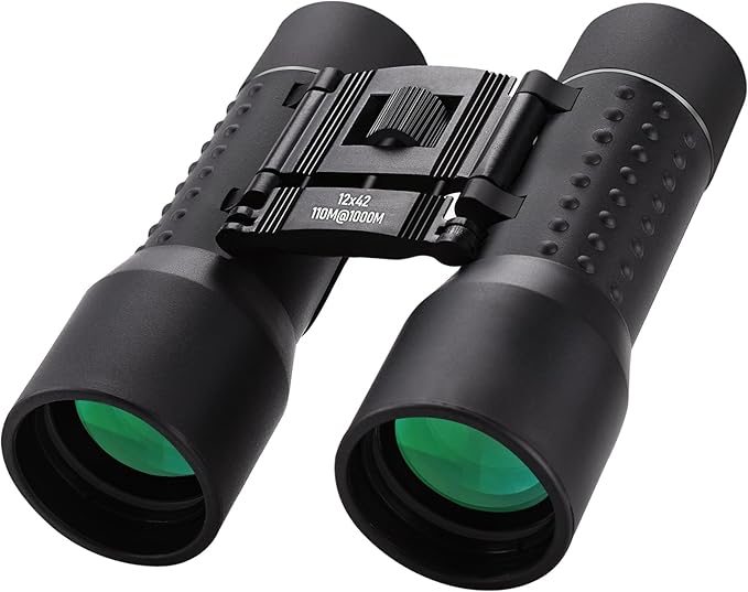 12x42 HD Binoculars for Adults, Professional Large View Binoculars with Clear Low Light Vision, Waterproof for Bird Watching, Hunting, Travel, Hiking, Sports, Concerts