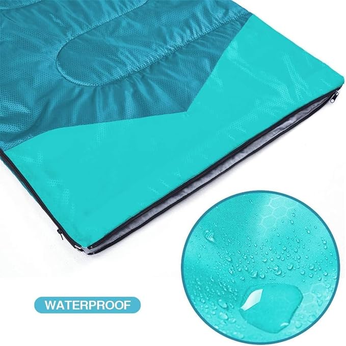 oaskys Camping Sleeping Bag - 3 Season Warm & Cool Weather - Summer Spring Fall Lightweight Waterproof for Adults Kids - Camping Gear Equipment, Traveling, and Outdoors