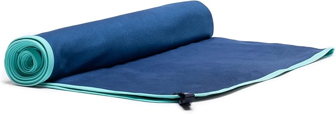 Rumpl Tech Towel Quick-Dry Towel for Travel, Beach, and Camp, Ocean Fade - Everywhere
