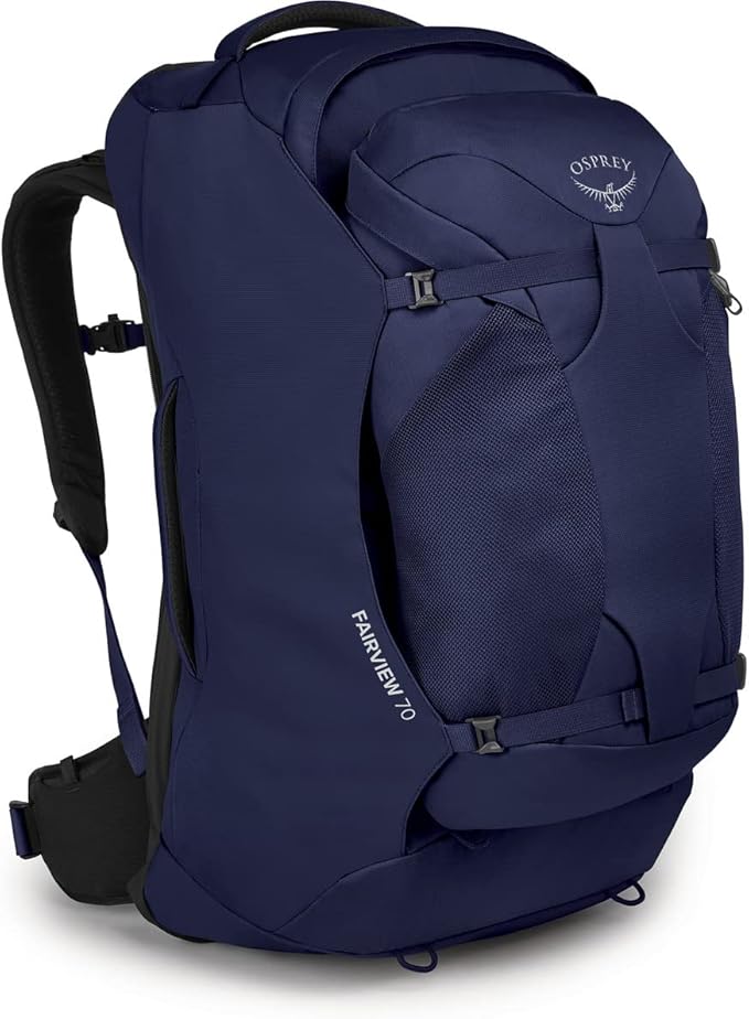 Osprey Fairview 70L Women's Travel Backpack, Winter Night Blue