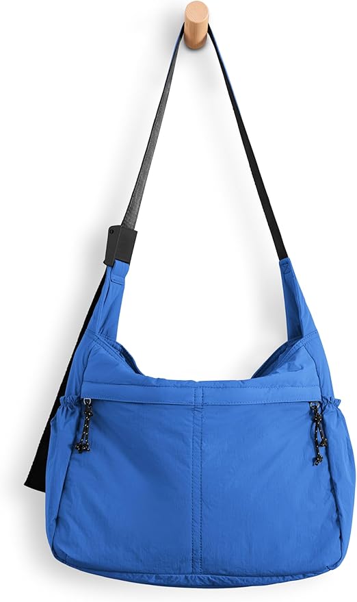 ODODOS 20L Crossbody Tote Bag Large Capacity Lightweight Hobo Shoulder Sling Bags for Gym Shopping Beach Travel