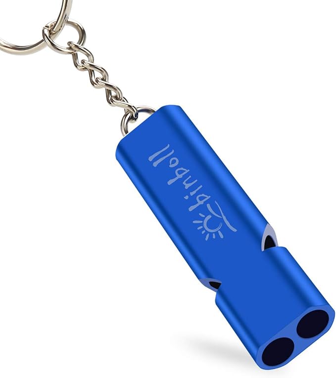 Emergency Whistles Lifeguard Safety Whistle with Lanyard and Keychain for Outdoor Camping Hiking Boating Backpacking Fishing Kayak Kids Rescue Signaling Loud Survival Whistle