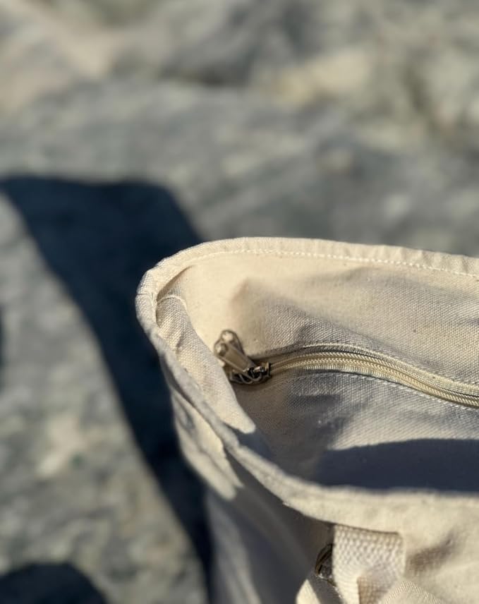Large Beach Tote Bag with Hat Holder Straps, Womens large beach bag- Vation beach Tote