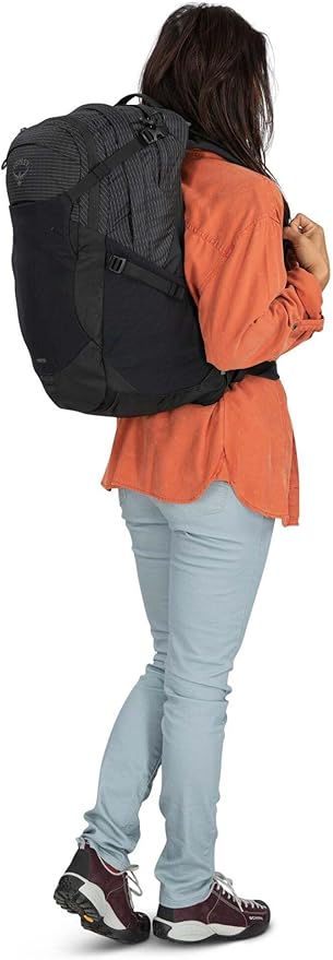 Osprey Tropos Laptop Backpack, Tungsten Soundwave/Grey Heather