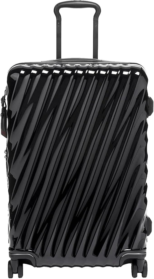 TUMI - 19 Degree Medium Checked Luggage 4 Wheeled Packing Case - Hard Shell Suitcase - 26.0" X 17.5" X 10.0" - Black