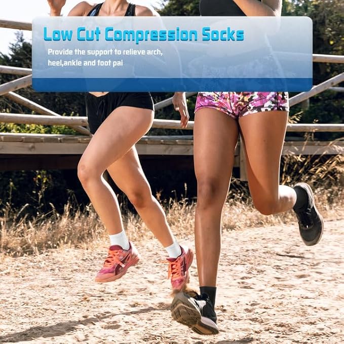 Iseasoo Copper Compression Socks for Men & Women – Plantar Fasciitis Relief, Ankle Support & Circulation – Running & Recovery