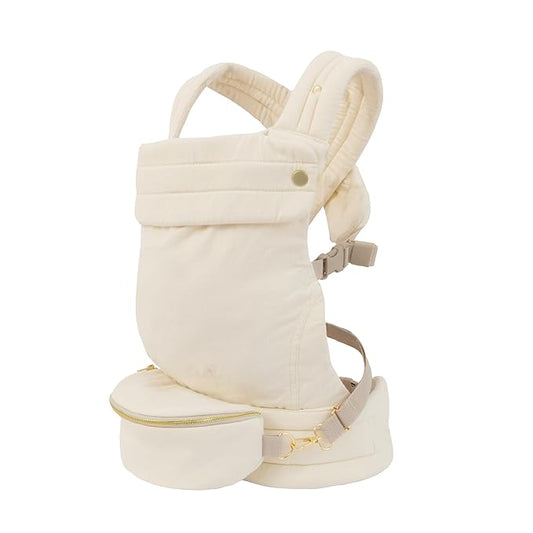 Ergonomic Baby Carrier for Newborns to Toddlers (7-35 lbs) with Adjustable Straps and Belt Bag – Comfortable, Versatile, and Stylish Babywearing Solution