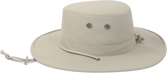 Sanford Safari Hat for Men and Women, Wide Brim Sun Hat, Water-Resistant, Floatable, Packable, UV Protection Fishing Hat