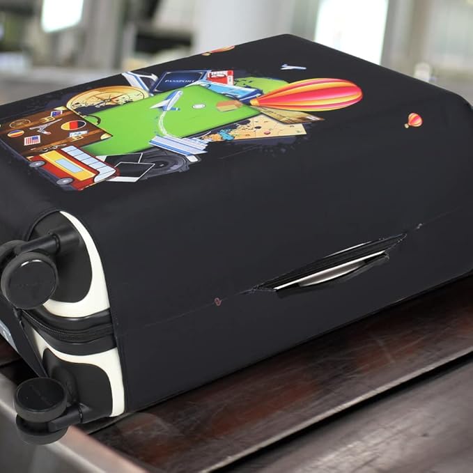 Explore Land Luggage Cover Suitcase Protector Fits 31-32 Inch Case (Travel, XL)