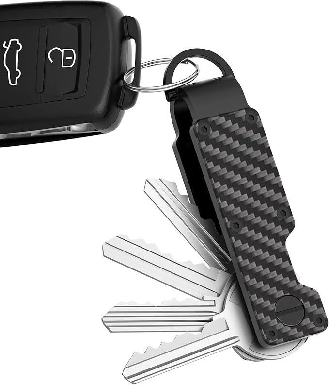 Key Organizer Minimalist Innovative Keyholder Compact Keys Organizer Smart KeyChain Secures 2-6 Keys