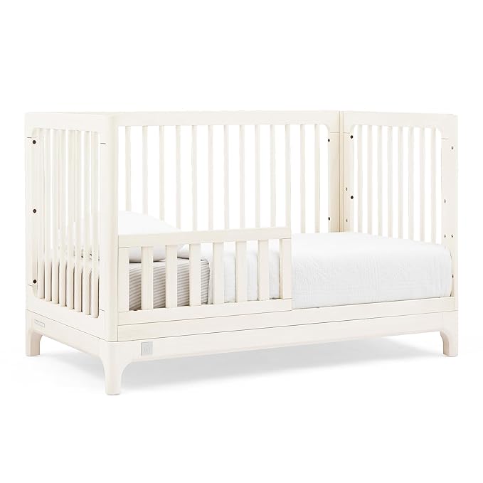 Delta Children babyGap Wren 4-in-1 Convertible Crib Greenguard Gold Certified, Antique White