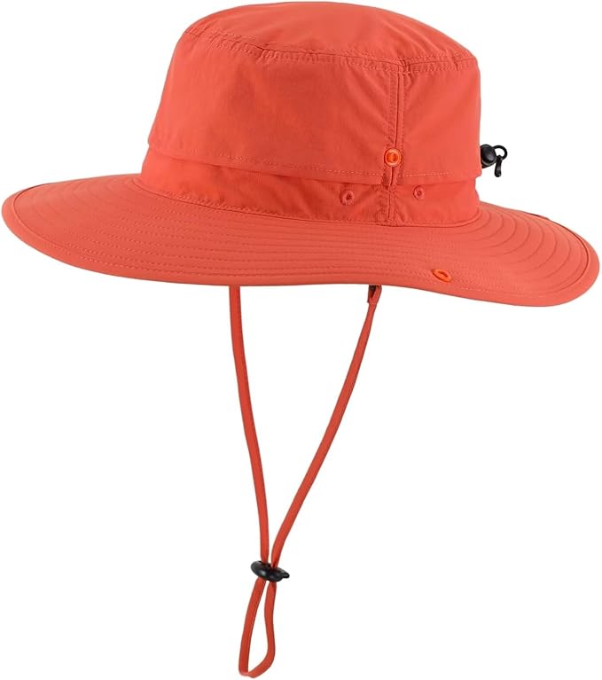 Connectyle Sun Hat for Men Women Outdoor UV Protection Safari Hat for Fishing Hiking Gardening Breathable Cowboy Hat UPF50