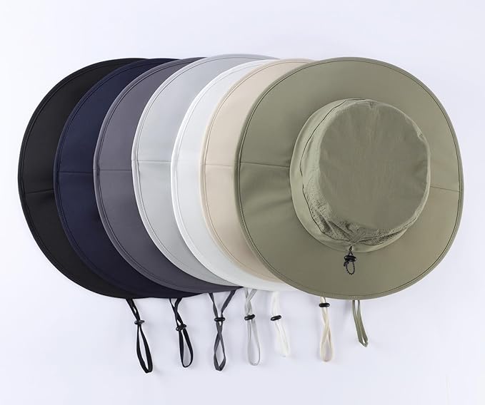 Home Prefer UPF 50+ Sun Hats for Men Women Foldable Wide Brim Fishing Hat Quick Dry Summer Outdoor Garden Safari Bucket Hat