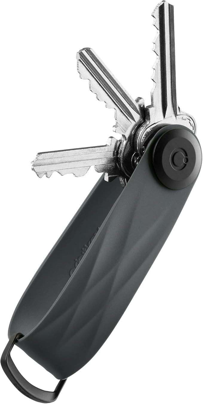 Orbitkey New Active Key Organizer Lite w/updated D-Ring | Weather Resistant, Stainless Steel Locking Mechanism