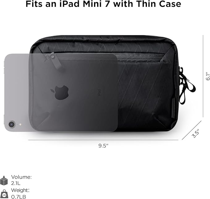 ALPAKA Elements Tech Case - Travel Organizer Pouch for Electronics, Cables, EDC with Weatherproof Fabrics, YKK Zippers
